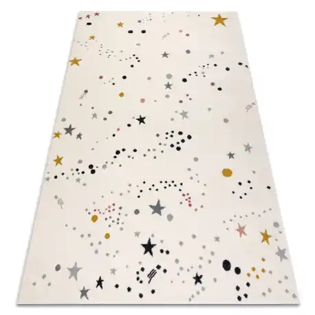 Tapis KIDDO 5308 crème stelline pour enfants, sensoriel