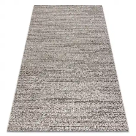 TAPPETO DI SPAGO SIZAL FLOORLUX 20389 argento / nero MELANŻ