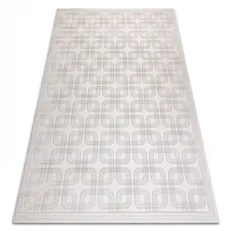 Tappeto AURA J2556A crema / grigio chiaro - Geometrico, strutturale, moderno
