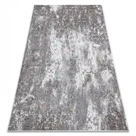 Tappeto NOBLE moderno 6773 45 Ornamento vintage - Structural due livelli di pile grigio