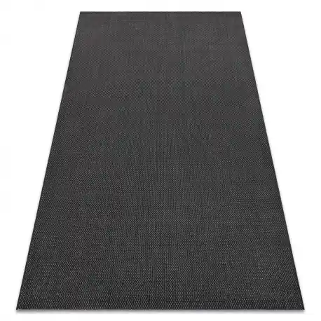 Tappeto DI SPAGO SIZAL FLAT 48663/090 nero GŁADKI