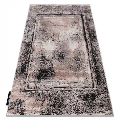 Tappeto DE LUXE moderno 634 Telaio vintage - Structural grigio / rosa