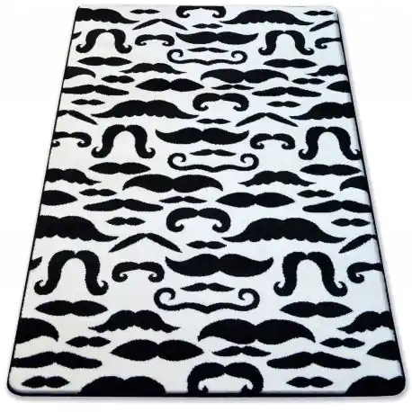 Tappeto SKETCH - FA67 crema/nero - Baffi