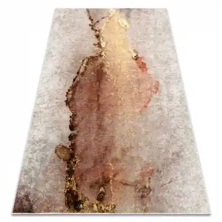 Tappeto lavabile MIRO 52101.801 Astrazione antiscivolo - beige / oro