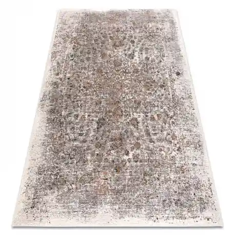 Tappeto in lana ANTIGUA 518 75 XX035 OSTA - Ornamento tessitura piatta beige