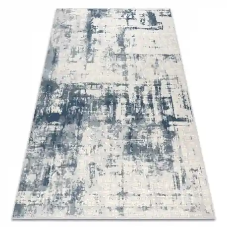 Tappeto in lana NAIN Rosone vintage 7005/51955 beige / blu scuro