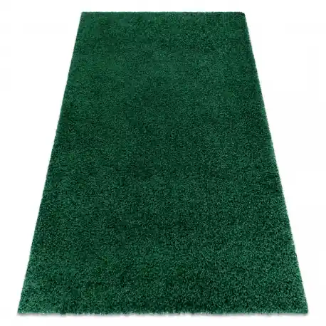 Tappeto SOFFI shaggy 5cm verde bottiglia