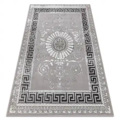 BLISS Z160AZ246 tappeto grigio scuro / grigio - Cadre, greco, esclusivo, strutturale
