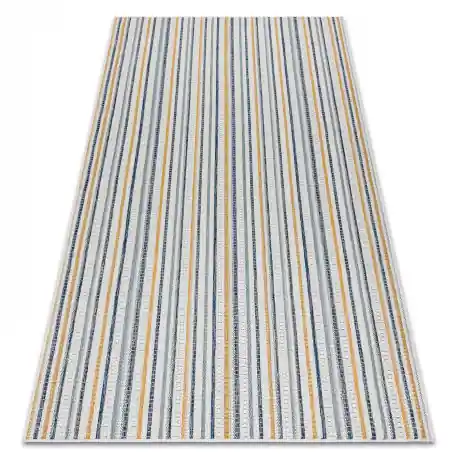 Tappeto SIZAL COOPER Strisce, Etno 22237 ecru / blu scuro