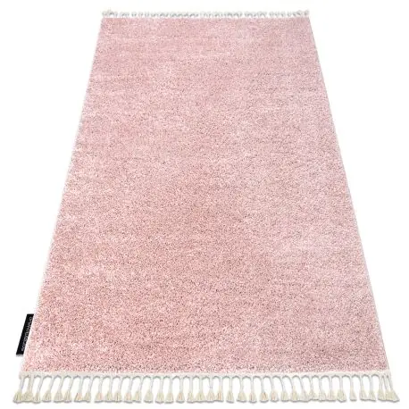 Tappeto BERBER 9000 rosa Frange berbero marocchino shaggy