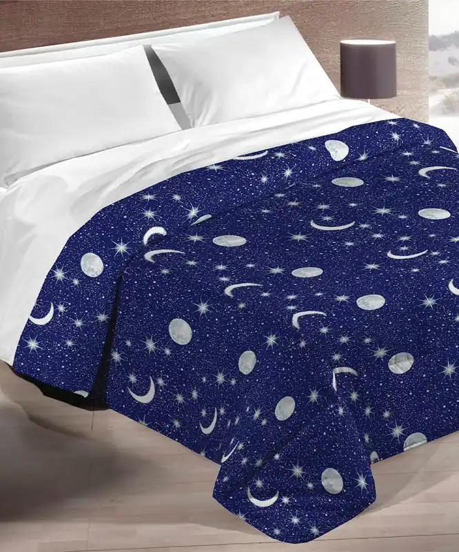 Trapunta Diadema Denver Blu Stelle Pianeti