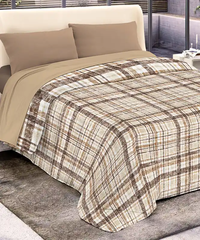 Trapunta Diadema #09 Scozzese Beige