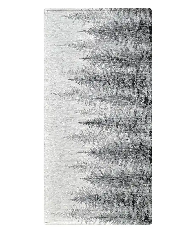 Tappeto Abeti Grigio