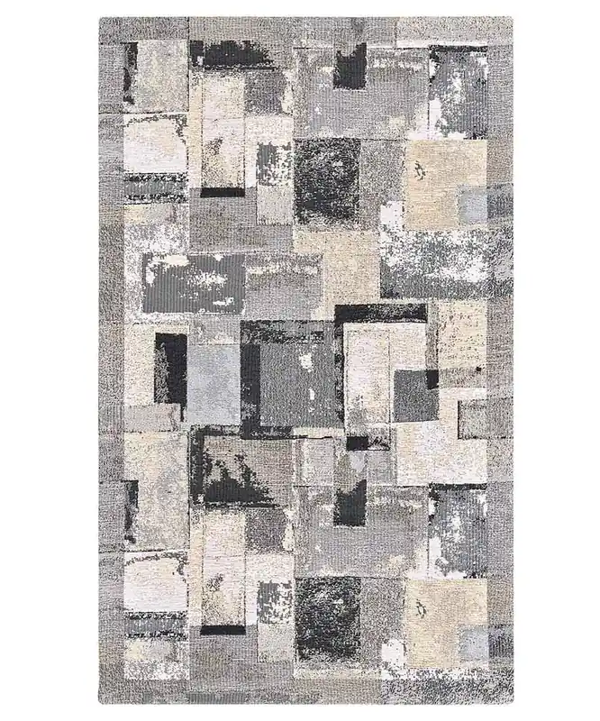 Tappeto Autore Beige Grigio