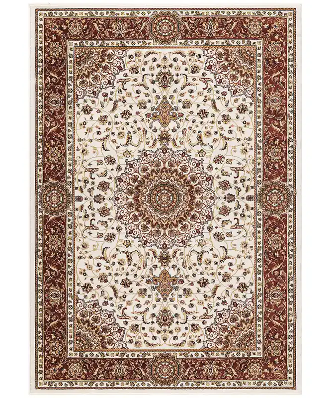 Tappeto Babil 9596 Crema e Rosso