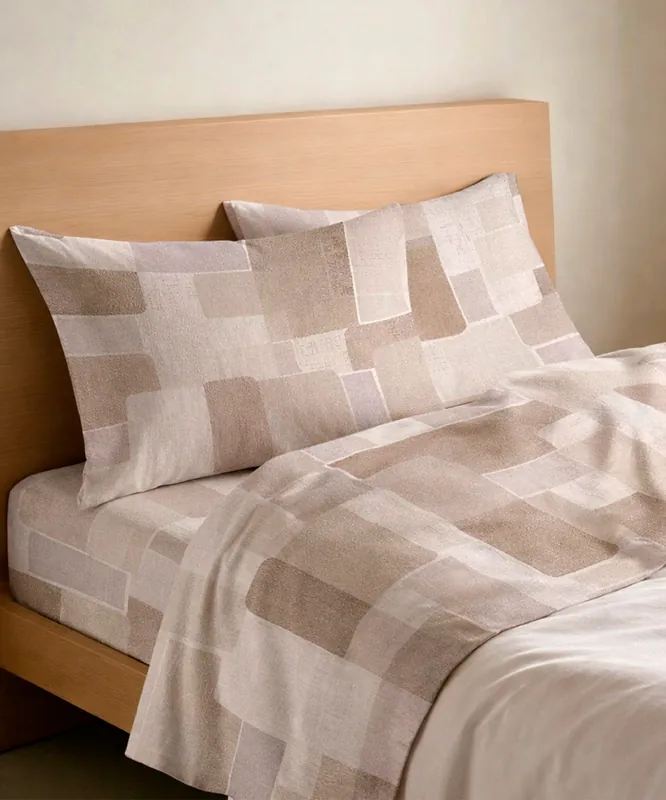 Completo Lenzuola Brick Beige