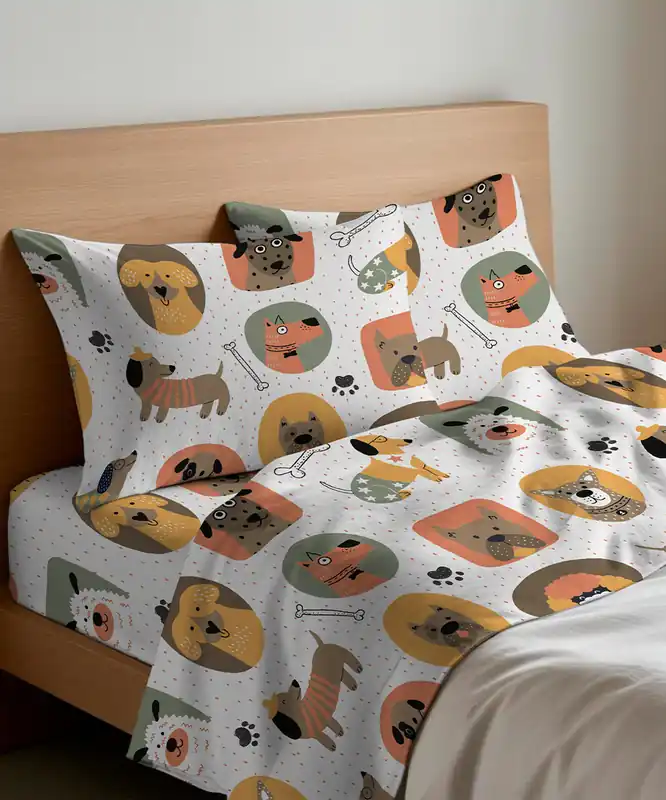 Completo Lenzuola Cani