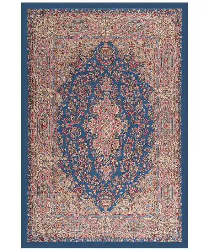 Tappeto Emozioni D’Oriente Kirman Azzurro