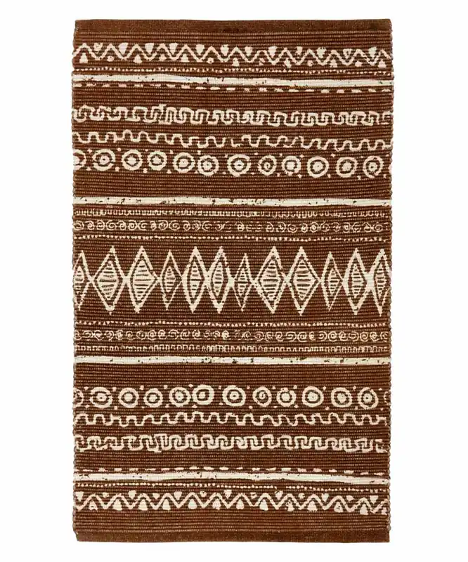 Tappeto Ethnic Kilim Marrone