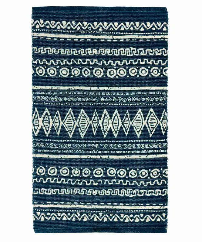 Tappeto Ethnic Kilim Blu