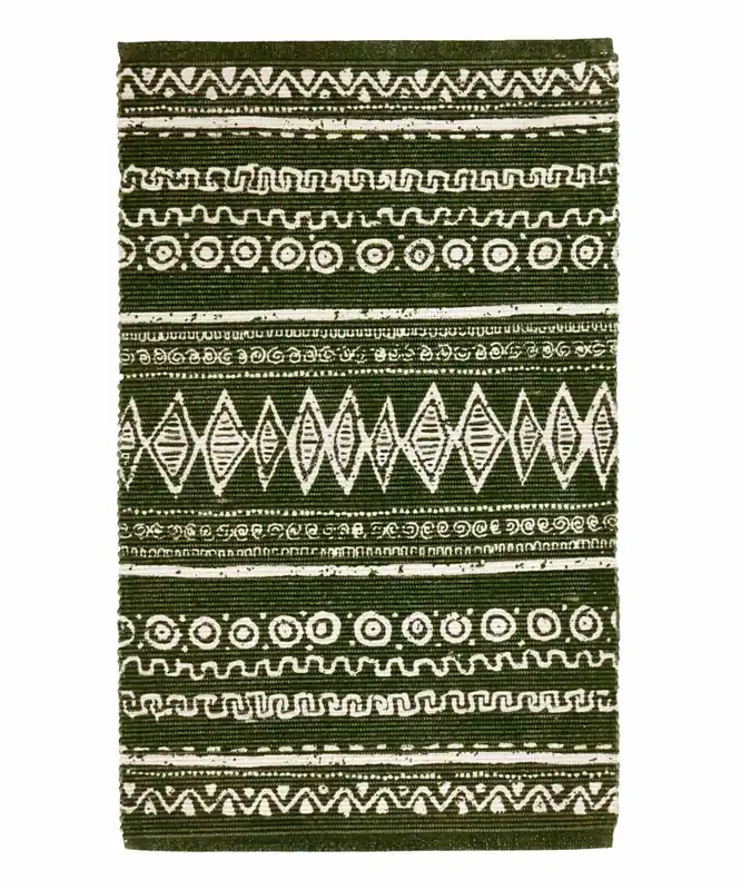 Tappeto Ethnic Kilim Verde