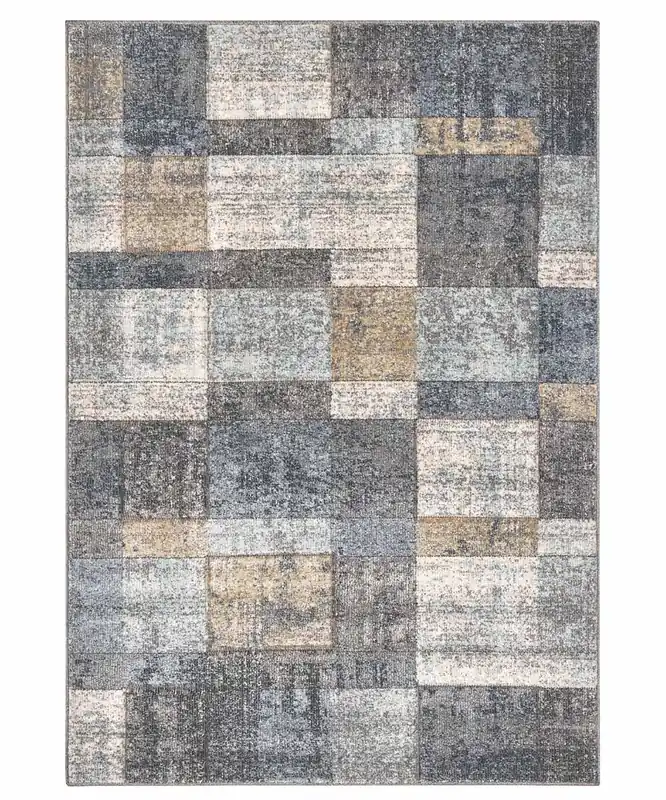 Tappeto Funny H8211 Grigio e Blu