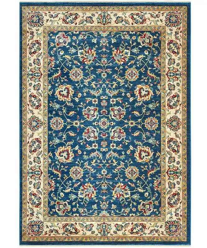 Tappeto Kazakh 1517 Blu Navy