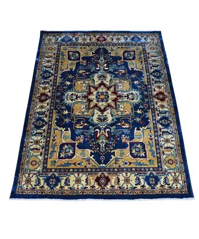 Tappeto Kazakh 1534 Blu