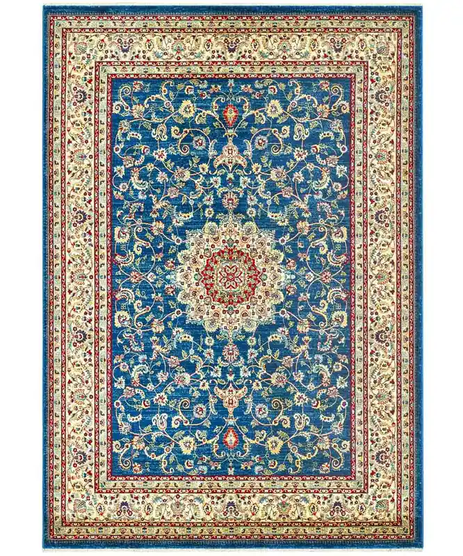 Tappeto Kazakh 2154 Blu Navy