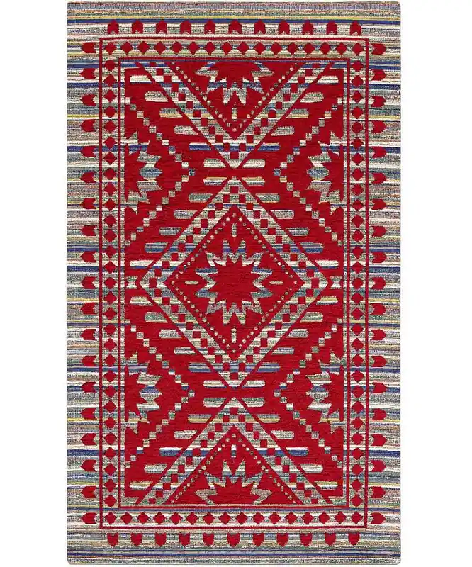 Tappeto Kenya Rosso