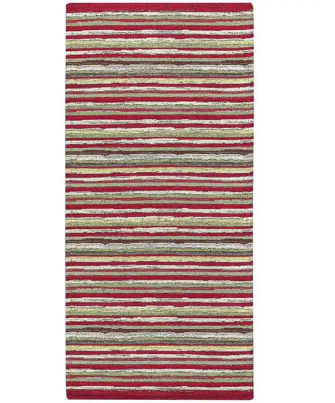 Tappeto Laos Rosso