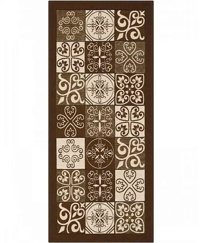 Tappeto Maiolica Marrone