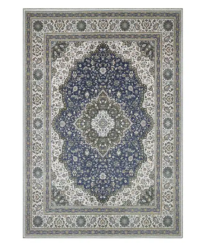 Tappeto Nain 01 Blu