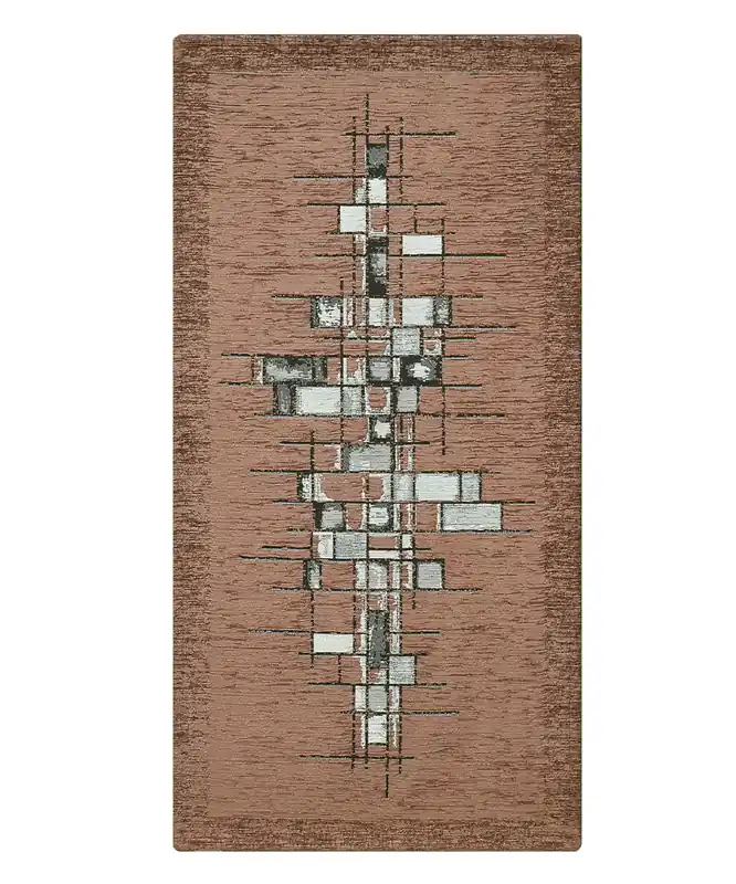 Tappeto Pixel Marrone