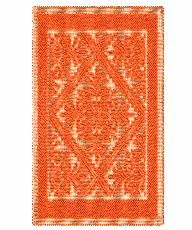 Tappeto Sardo Arancione