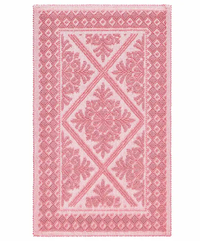 Tappeto Sardo Rosa