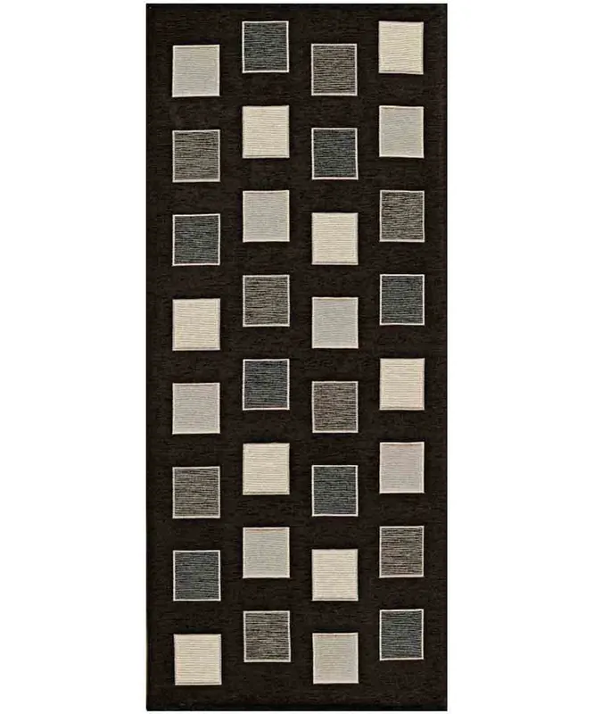 Tappeto Square Nero