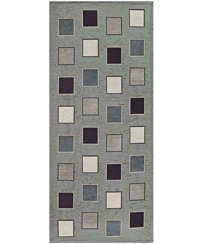 Tappeto Square Grigio