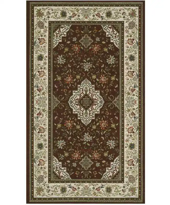 Tappeto Tabriz Marrone