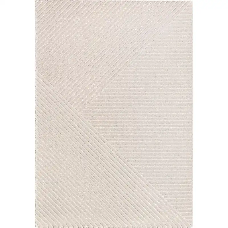 Tappeto CORTINA 19 IVORY: Minimalismo Elegante per il Tuo Soggiorno