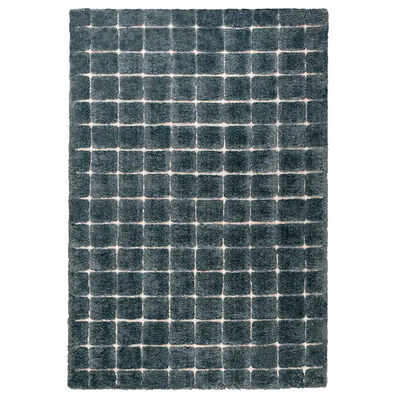 Tappeto VENERE 2 BLU – Geometria soffice per ambienti eleganti