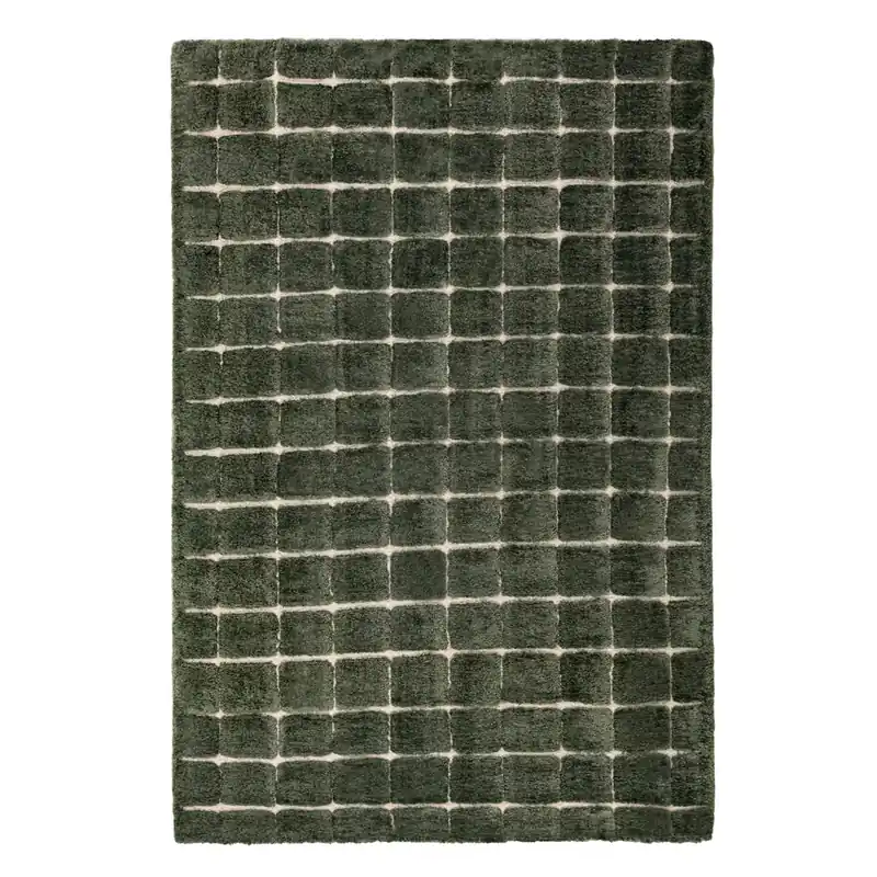 Tappeto VENERE 2 VERDE – Eleganza a rilievo per ambienti ricercati