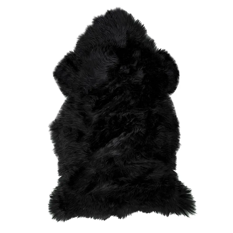 Tappeto PELLE MONTONE BLACK – Un tocco di lusso naturale per il tuo ambiente
