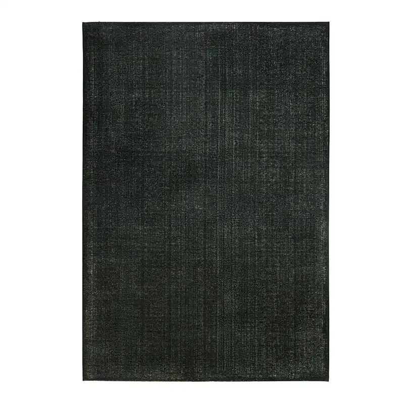 Tappeto MAYA BLACK: Eleganza Monocromatica per Interni ed Esterni