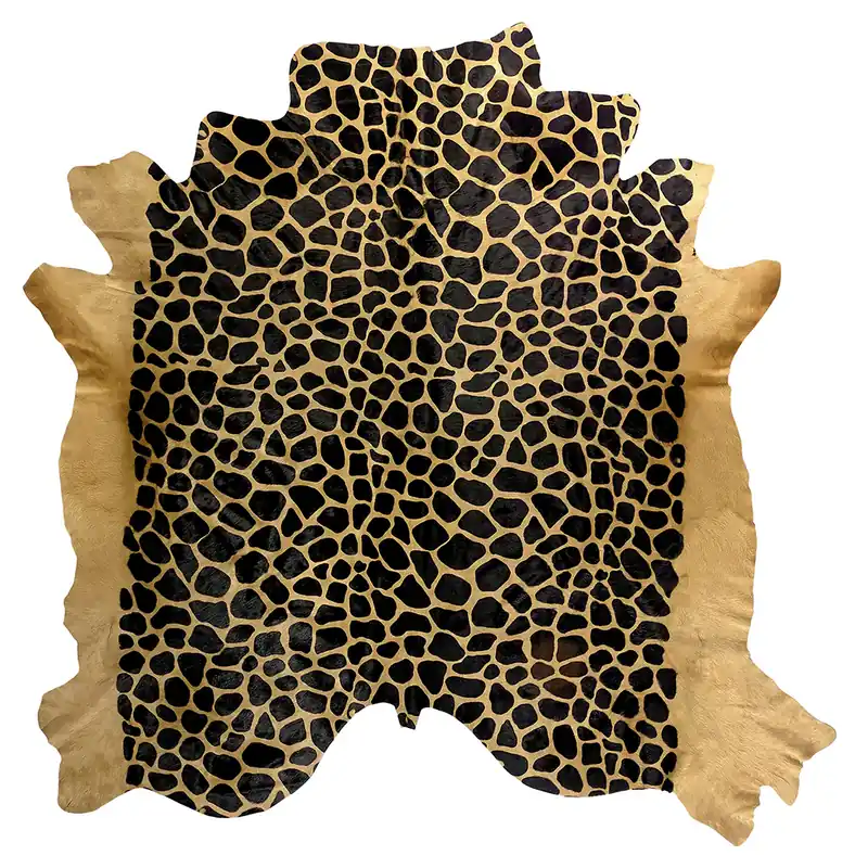 Tappeto PELLE STAMPATA GIRAFFA – Eleganza e stile con un tocco vivace