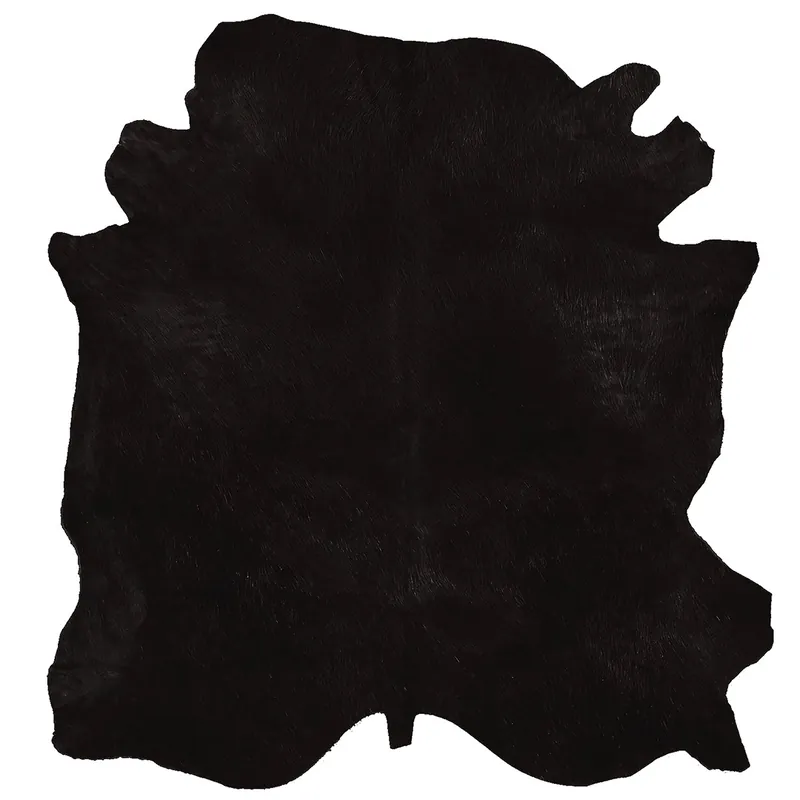 Tappeto PELLE COLORATA NERO – Eleganza e stile con un tocco vivace