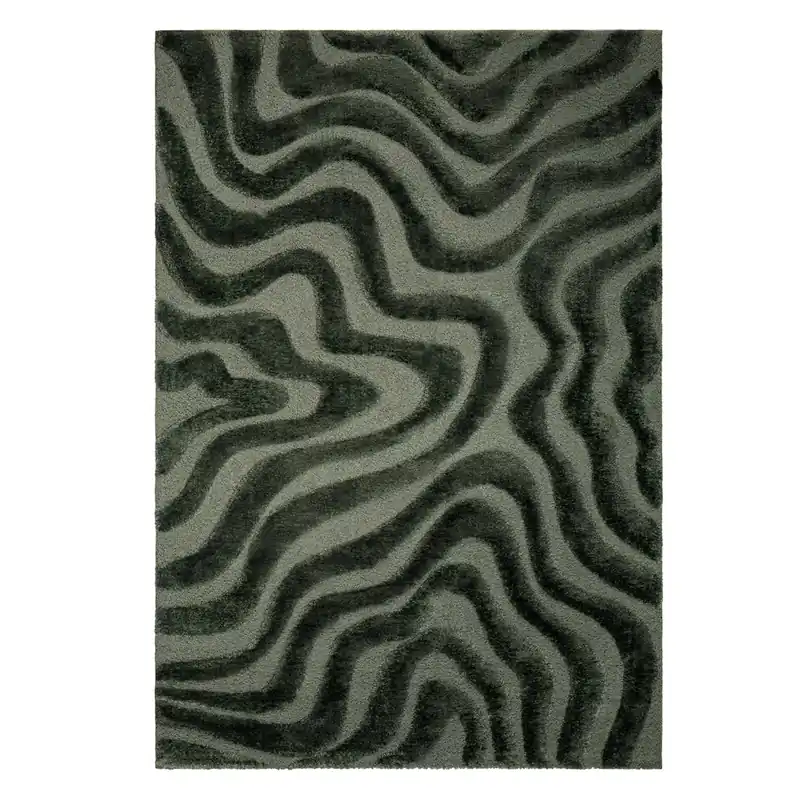 Tappeto VENERE VERDE BOSCO – Design organico per spazi di carattere