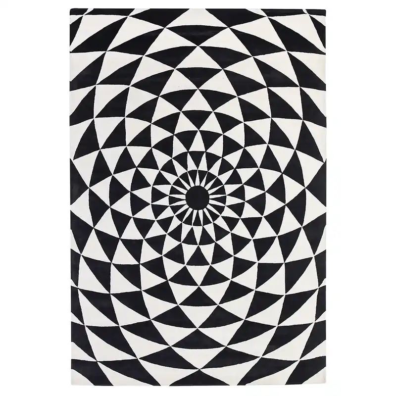 Tappeto BIANCA NEVE ZERO – Geometria Moderna per un Salotto di Design