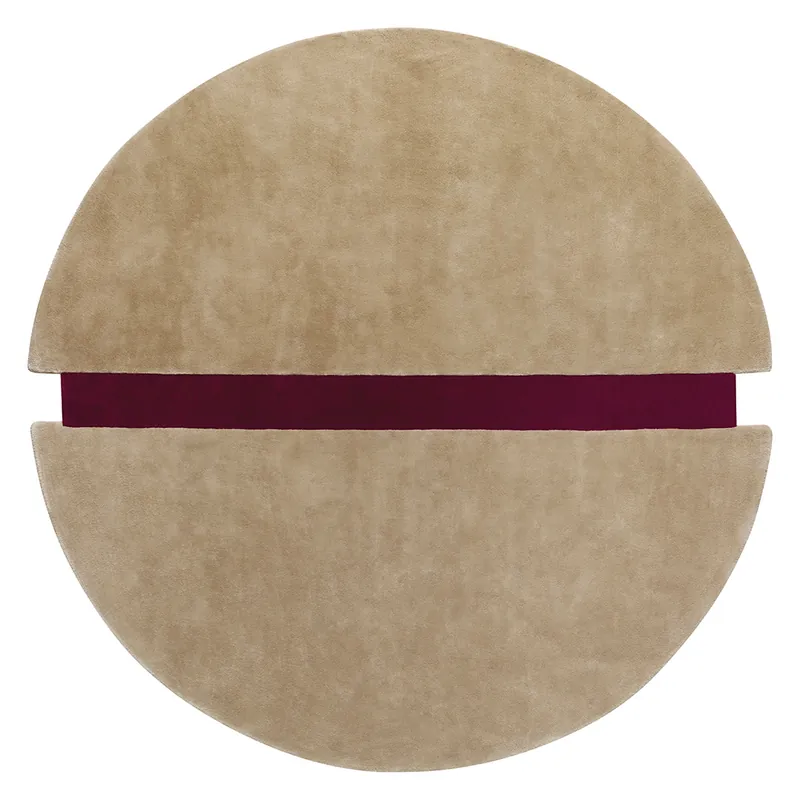 Tappeto POP ZERO CAMEL – Minimalismo e design contemporaneo