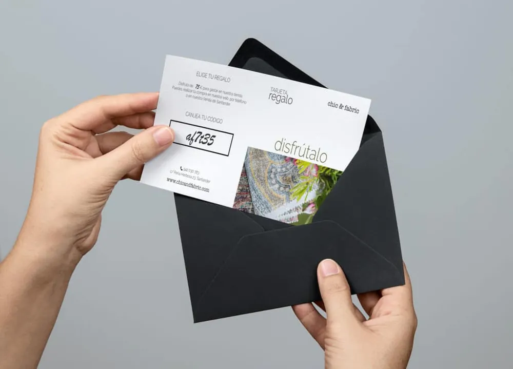 Tarjeta Regalo con mensaje personalizado (importe a elegir)